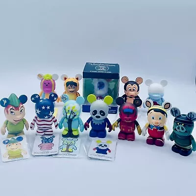 Lot Of 12 Disney Vinylmation 3  Figures Park Urban Animation Holiday & Cutesters • $15