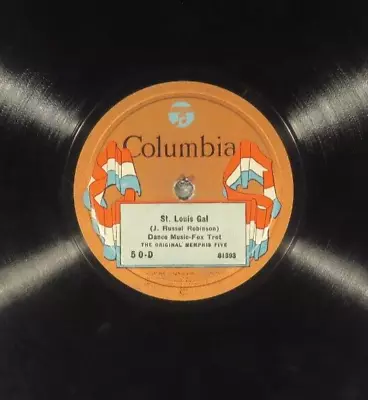 78 RPM -- 3 Memphis 5 78s Brunswick 3630 Columbia 50 Victor 19052 All E Jazz • $49.99