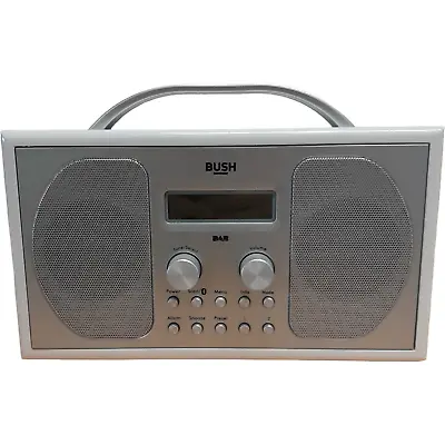 £19.99 • Buy Bush White Portable Bluetooth Dab With Lcd Display Radio