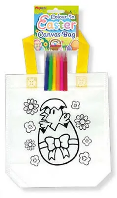 Colour In Easter Egg Hunt Bag - Party Toy Loot/Party Bag Filler Childrens/Kids • £2.49