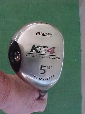 Nice Maltby KE4 18* #5 Wood Regular Flex Steel Shaft-RH • $14.50