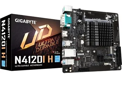 GIGABYTE N4120I H (SoC/Intel/N4120/ Mini-ITX/DDR4/Single M.2/PCIe 2.0/2X USB 221 • $85