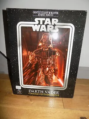 Gentle Giant Star Wars Darth Vader Chrome Edition Event Tokyo Boxed VERY RARE. • £299
