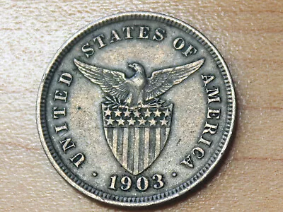 1903 Philippines 5 Centavos • $12.80