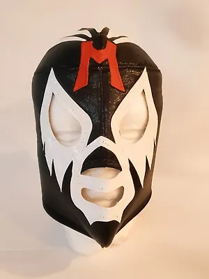 MIL MASCARAS  Adult Lucha Libre Wrestling Mask - Black/Silver • $19.99