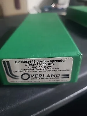 Overland Models N Scale UP #903143 Jordan Spreader Omi 28073.1 W/high Blade • $649.99