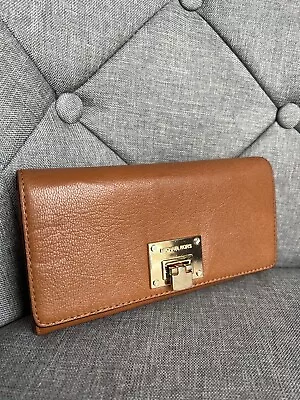 Michael Kors Tan Leather Purse Wallet • £39