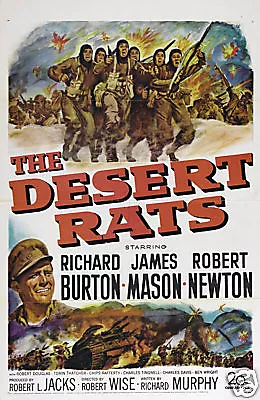 The Desert Rats James Mason Vintage Movie Poster Print • $6.49