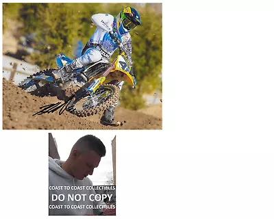 Brandon Hartranft Supercross Motocross Racer Signed 8x10 Photo COA Proof Auto • $69.99