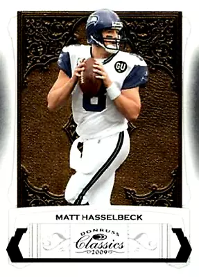 2009 Donruss Classics #87 Matt Hasselbeck Seattle Seahawks • $0.13