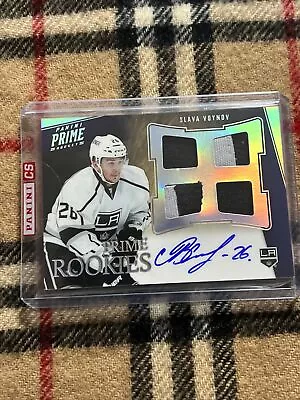 2011-12 Panini Prime Auto Silver /50 Slava Voynov #125 Rookie Patch RC • $29.99