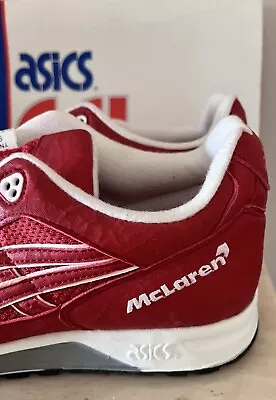 McLaren Red ASICS Trainers F1 Collectable Memorabilia Size 9 1/2 • £49