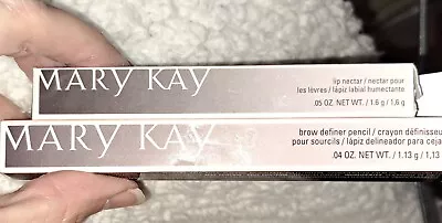 Mary Kay Lip Nectar (Coconut) Brow Definer Pencil (Bronze) In Original Packages • $28