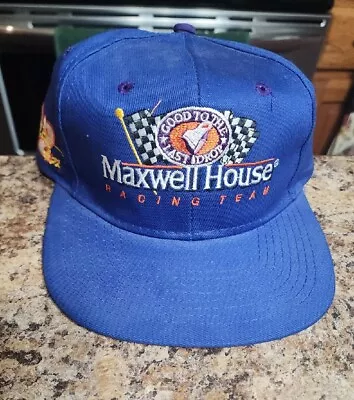 VTG Nascar Bobby Labonte Maxwell House Racing Team Snapback Hat Cap  • $24.95