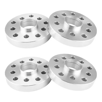 (4) 1''silver 5x100/5x112 Mm 14x1.5 Wheel Spacers 57.1 FOR Audi 2005-2014 A3 • $65.12