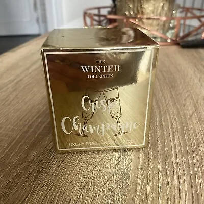 The Winter Collection Crisp Champagne Luxury Fragranced Candle 130g • £10