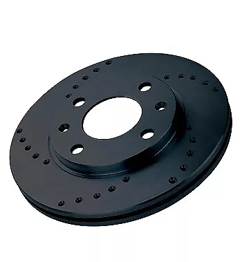 Black Diamond Drilled Front Discs For Mitsubishi Shogun 3.8 V97 LWB 02/07 On • $332.29