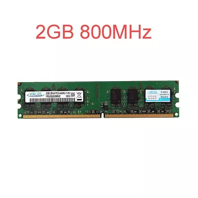 £8.39 • Buy Desktop RAM Memory 2GB /1GB PC2-6400U DDR2-800MHz 240pin CL6 Unbuffered LOT UK