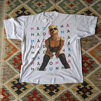 Vintage Madonna 1992 Tour Tshirt 'Girlie Show' XL • £190