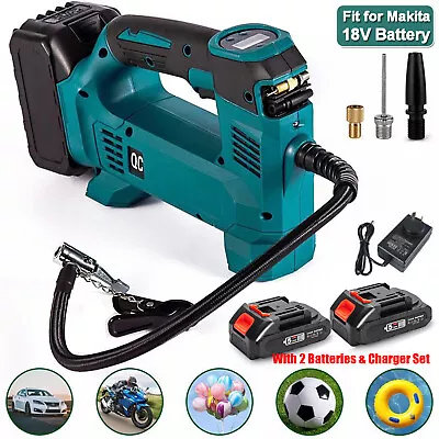 Handheld Tire Inflator Air Compressor Air Pump Battery Charger For Makita 18V • $72.98