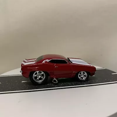 Muscle Machines Funline '69 Chevy Camaro 03-25 Dark Red W/White Stripes 1:64 NM • $9.39