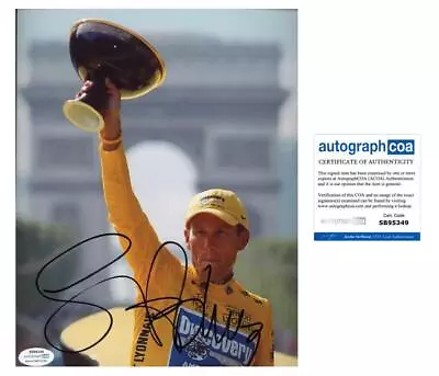 £147.47 • Buy Lance Armstrong AUTOGRAPH Signed Tour De France Cycling 8x10 Photo G ACOA