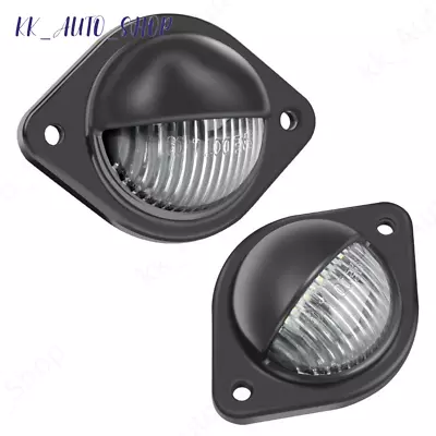 Pair Universal Car Truck LED License Plate Light Rear Bumper Tag Assembly Lamp • $8.18