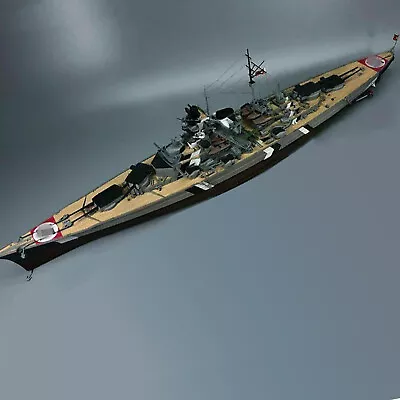 1/350 German Battleship Bismarck Detail-up Part For Hobby Boss/Tamiya/Revell • £37.19