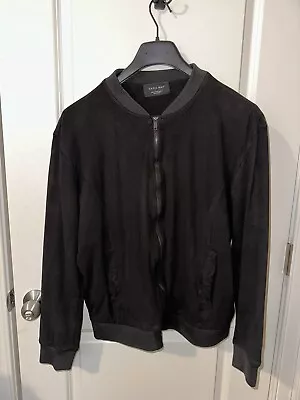 Men’s Suede Bomber Jacket (Zara) • $45