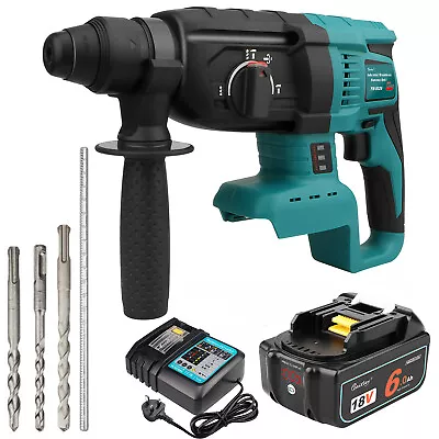 £121.99 • Buy For Makita 18V Cordless Drill SDS Rotary Electric Impact Hammer Battery Charger 