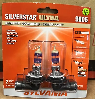 SYLVANIA  9006 SilverStar Ultra - High Performance Halogen Headlight Bulbs • $25