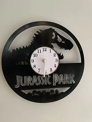 £15 • Buy Jurassic Park Logo Dinosaurs Vinyl Record Wall Clock Art Home Decor Kids Gift