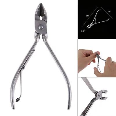 Nail Art Cuticle Nipper Cutter Clipper Manicure Pedicure Stainless Steel Too .$q • $2.12