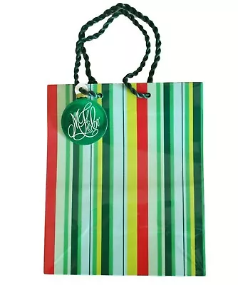 Marshall Field's Shopping Gift Bag Christmas Holiday Stripes Ornament Tag Cord • $11.99