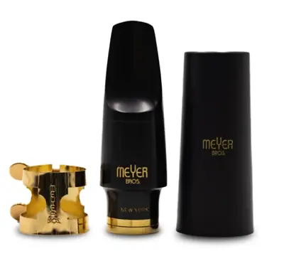 Meyer Bros Connoisseur Series New York Alto Sax Hard Rubber Mouthpiece • $336