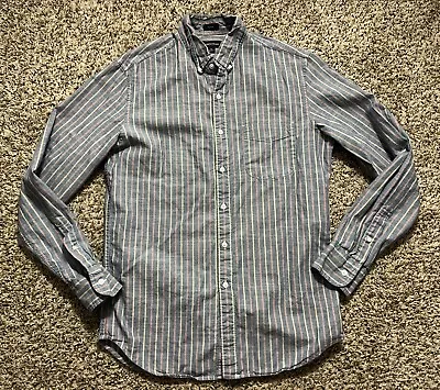 J Crew Shirt Mens Small Button Down Pinstripe Classic • $19.99