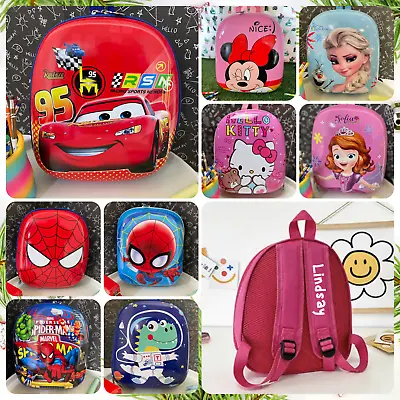 Kids Cartoon Backpack For Toddler Preschool PreK | Hardshell Egg Custom Backpack • $13.27