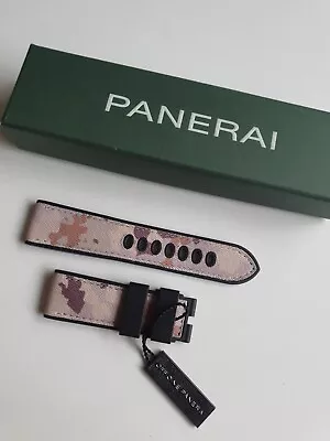 $341.74 • Buy OFFICINE PANERAI OEM 24mm DESERT TAN UPCAMO STRAP FOR TANG BUCKLE WITH BOX & TAG