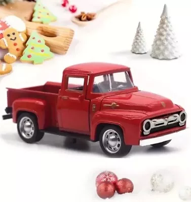 Vintage Old Red Truck Decor Farmhouse Diecast Truck. • £11.57