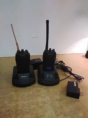 Lot Of 2 Midland Maxon SP-310 Two Way Radios/ Chargers • $89.99