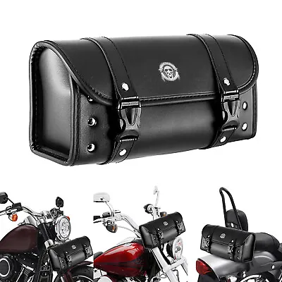 Black Motorcycle Tool Bag For Honda Shadow ACE Aero Spirit VT 750 1100 • $36.29