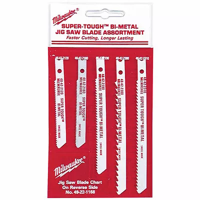 Milwaukee 49-22-1168 U-Shank Jig Saw Blade Assortment • $13.99