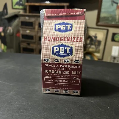Vintage Pet Milk Dairy Farm Pc Chocolate Milk Carton • $9.99