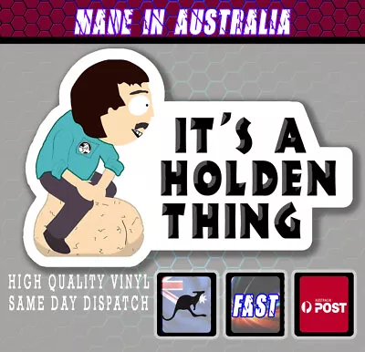 Holden Sticker Bumper Decal Window Transfer 4wd Randy Sticker Vinyl Funny • $6