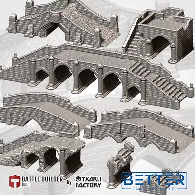 Bridges 3d Printed Wargames Terrain. For Warhammer Age Of Sigmar • $10.95