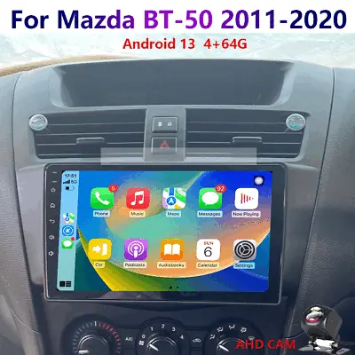 4-64GB Android 13  For Mazda BT-50 2011-2020 Wireless Carplay Car Radio WIFI GPS • $199.45