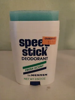 Speed Stick Deodorant By Mennen Vintage Fresh Scent (NOS) 2.50 Oz. Prop • $11.99