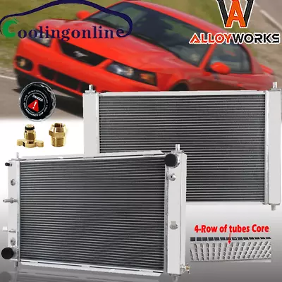 Radiator 4 Core For 97-04 99 01 02 03 Ford Mustang Equipado Gt Mach Svt Cobra V8 • $199