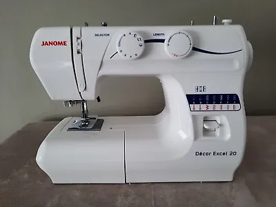 Janome Decor Excel 20 Beginner Sewing Machine - White • £104