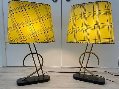 Fabulous Pair Majestic Luxcraft Table Lamps Mcm Mid Century • $419.99